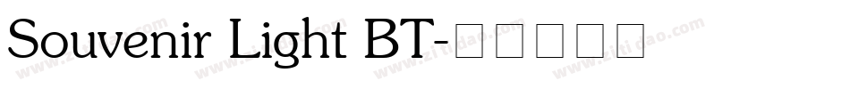 Souvenir Light BT字体转换